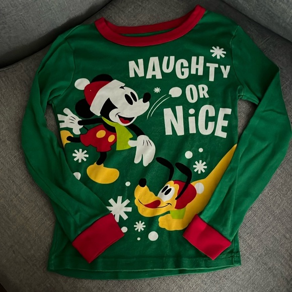 Disney Kids Christmas PJs size 8 - Picture 2 of 5